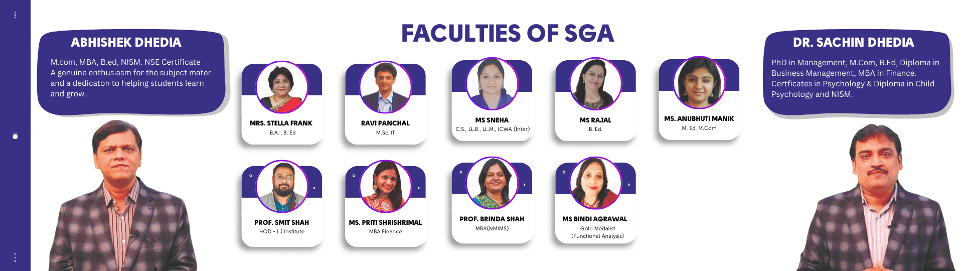 SGA Faculties